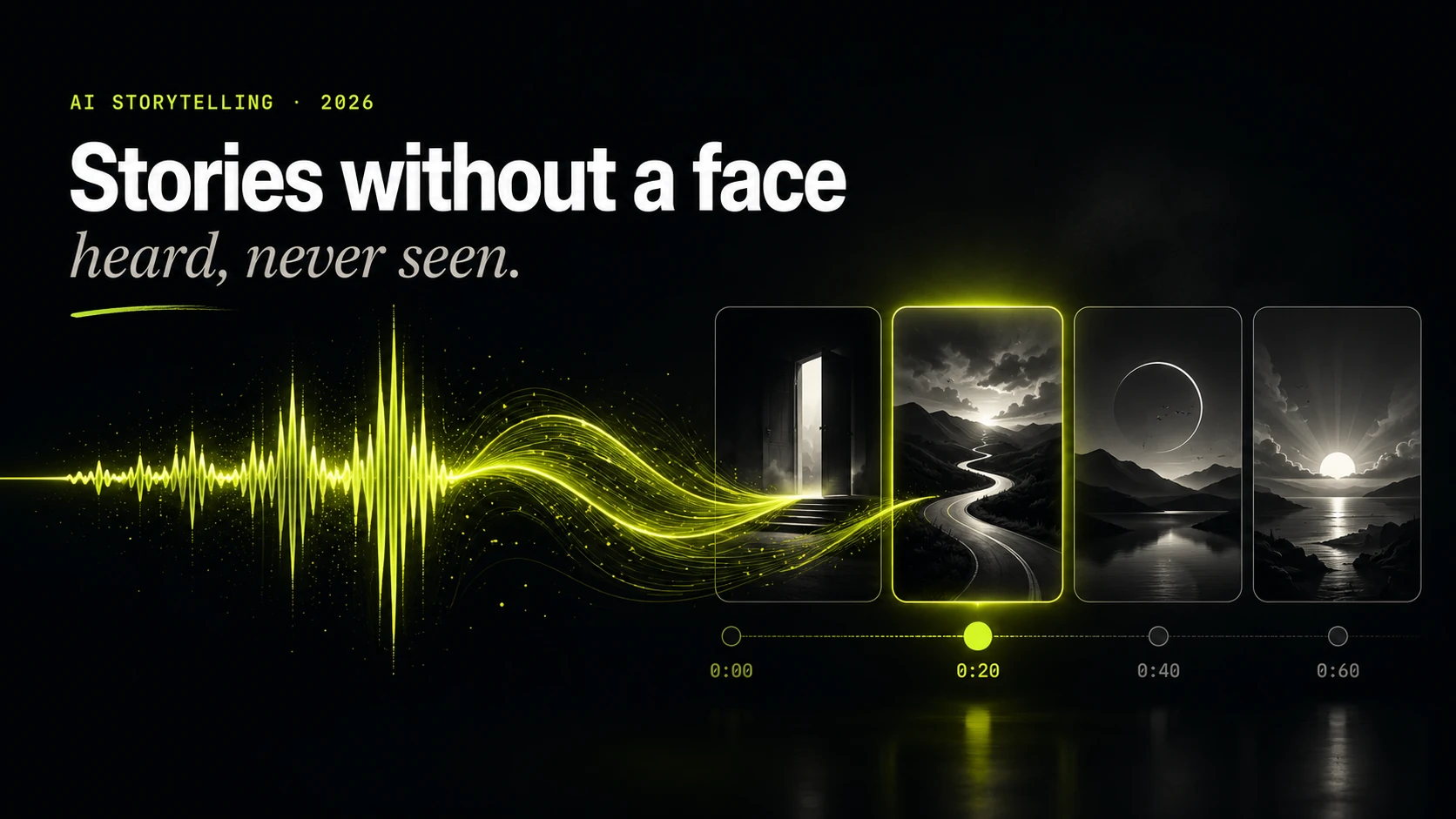 Tell gripping faceless stories with AI. Get prompts, voice synthesis, and pacing tricks that hook viewers on YouTube, TikTok and Reels, no camera required.
